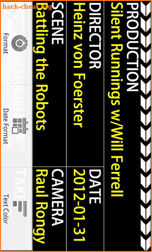Film Clapper Board Lite screenshot