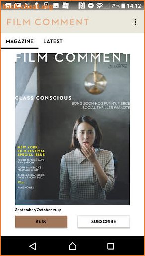 Film Comment Magazine screenshot