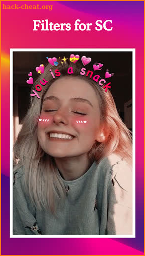 Filters for SC & Stickers screenshot