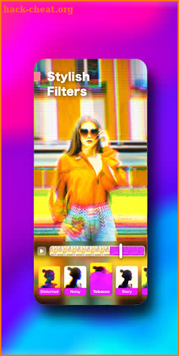 Filto Video Editor Filters & Glitch Effect Tips screenshot