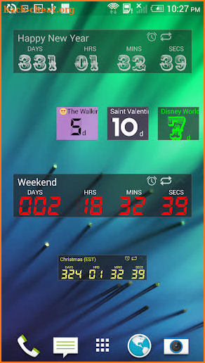 Final Countdown - Widget screenshot