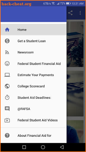 Financial Aid for Students screenshot