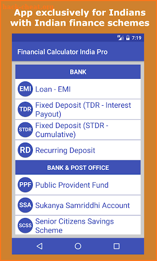 Financial Calculator India Pro screenshot