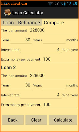 Financial Calculators screenshot