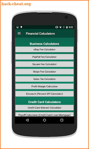 Financial Calculators Pro screenshot