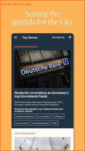 Financial News screenshot