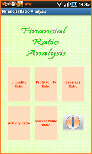 Financial Ratio Analysis screenshot