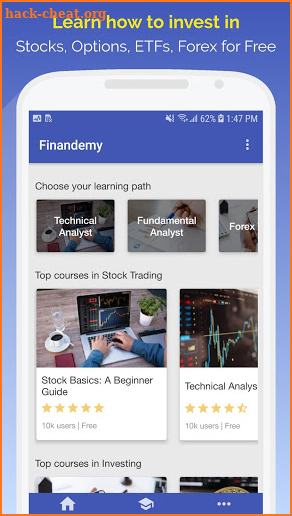 Finandemy - Learn to Invest in Stocks & Finance screenshot