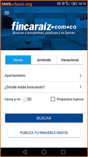 FincaRaiz - real estate screenshot