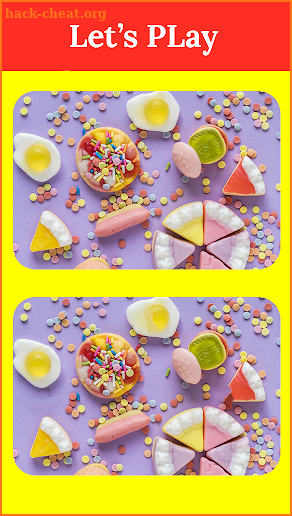 Find 5 Differences - Spot Differences - Tasty Food screenshot