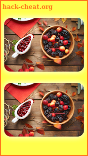Find 5 Differences - Spot The Differences - Food screenshot