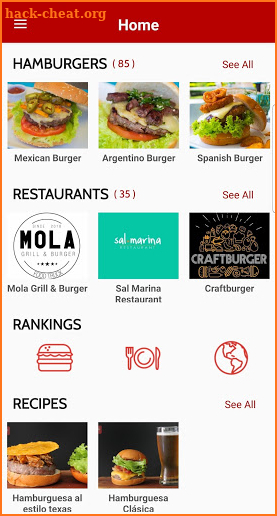Find a Burger screenshot