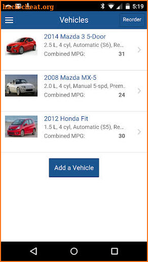 Find-a-Car: FuelEconomy.gov screenshot