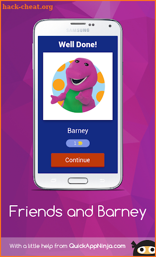 Find Barney on your Screen! screenshot