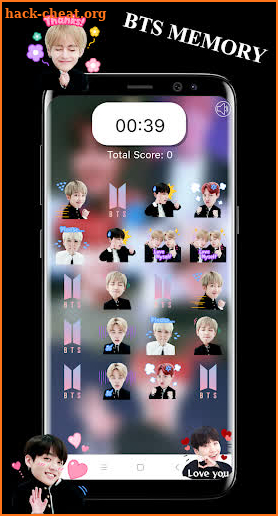 Find BTS Sticker: Brain Training With BTS Stickers screenshot