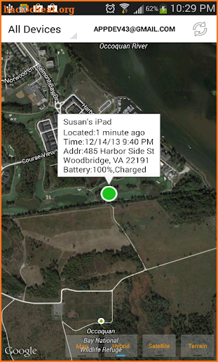 Find iPhone, Android Devices, xfi Locator Lite screenshot