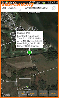 Find iPhone, Android Devices, xfi Locator Pro screenshot