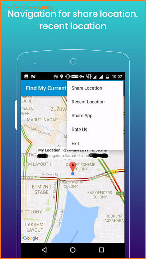 Find My Current Location with  screenshot