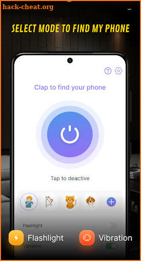 Find My Phone by Clap & Flash screenshot