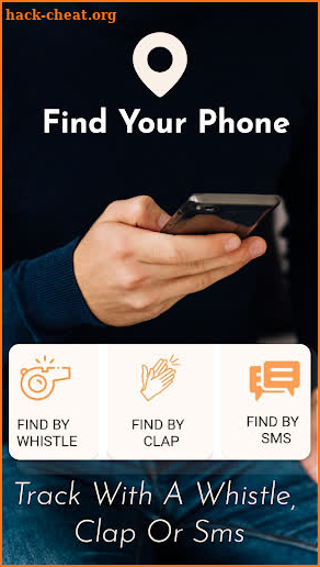 Find my Phone by clap, whistle Phone Finder screenshot