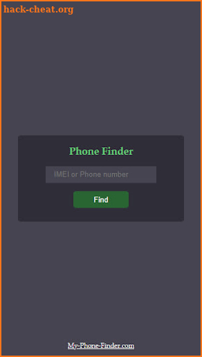 Find my phone - IMEI Tracker screenshot