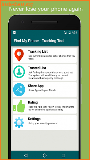 Find My Phone - Tracking GPS Tool screenshot
