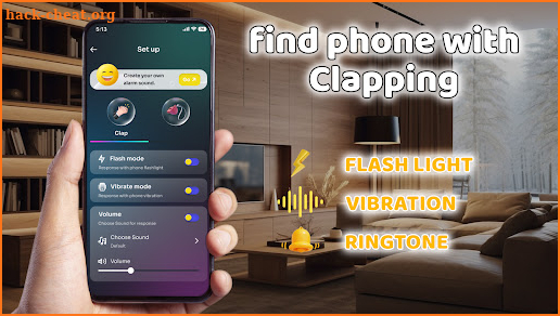 Find Phone By Clap or Whistle screenshot