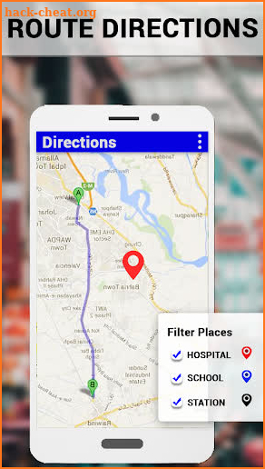Find Route - GPS Voice Navigation - Leo Apps screenshot