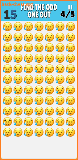 Find The Odd One Emoji Puzzle screenshot
