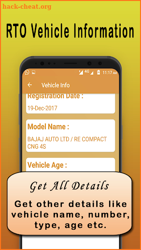 Find Vehicle Owner Info / RTO Vehicle Information screenshot