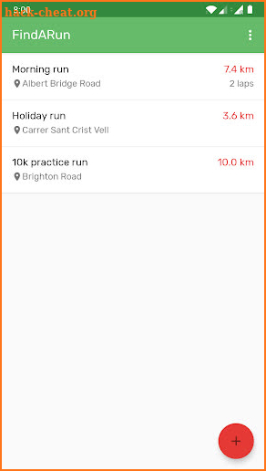 FindARun - Running Route Planner screenshot