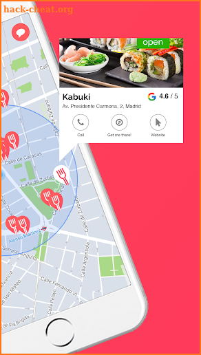 FindEat - Best restaurants 5 minutes walking screenshot