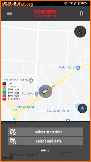 Finder GPS Tracking Viewer screenshot