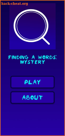 Finding a word: Mystery screenshot
