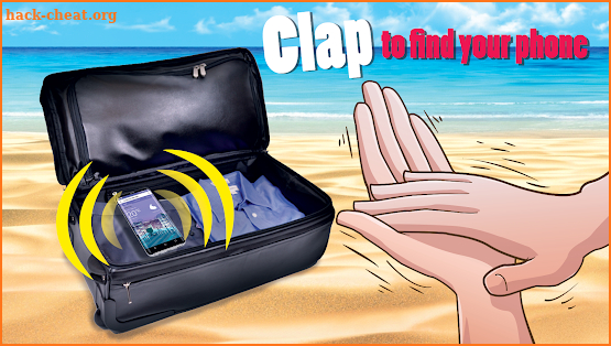 Finding phone by clapping screenshot