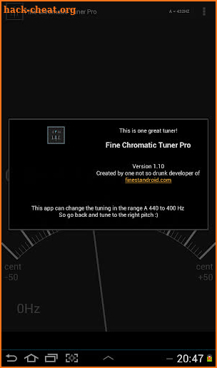 Fine Chromatic Tuner Pro screenshot