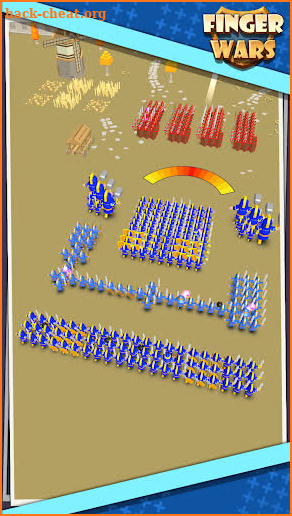 Finger Wars- Tap and Merge your troops! screenshot