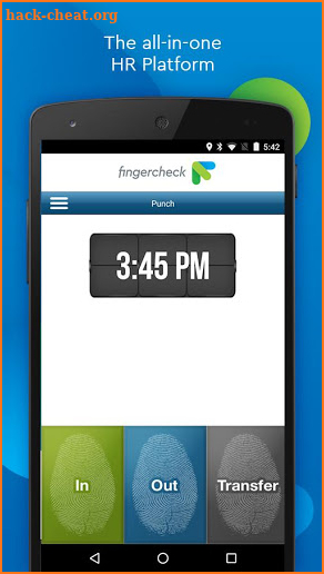 Fingercheck Mobile screenshot