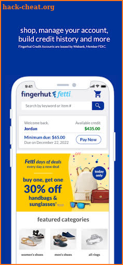 Fingerhut Mobile screenshot
