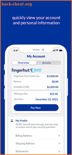 Fingerhut Mobile screenshot