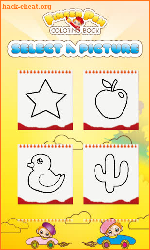 FingerPen 500+ coloring books for toddlers screenshot