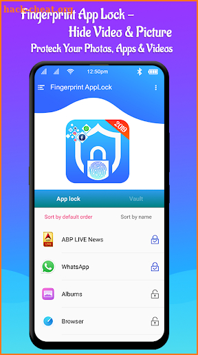 Fingerprint App Lock - Hide Video & Picture screenshot