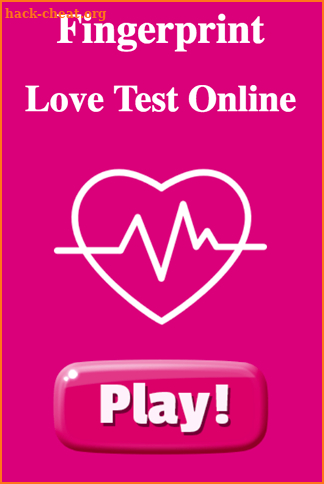 Fingerprint Love Test Online The Love Scanner Apps screenshot