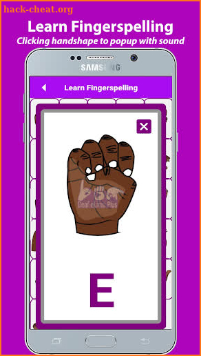Fingerspelling Pro for Kids screenshot