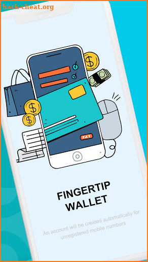 Fingertip wallet screenshot