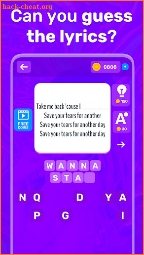 Finish The Lyrics Music Trivia screenshot