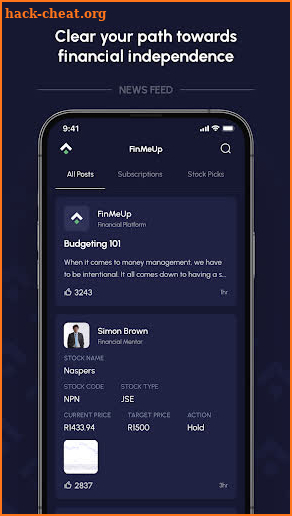 FinMeUp: Finance & Investing screenshot