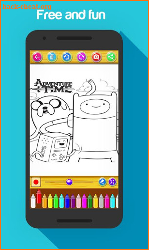 Finn and Jake: It's Adventure time coloring book screenshot