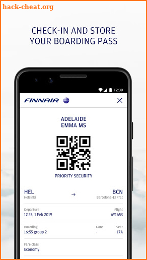 Finnair screenshot