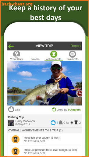 Finygo: Social Fishing Diary with GPS & Weather screenshot